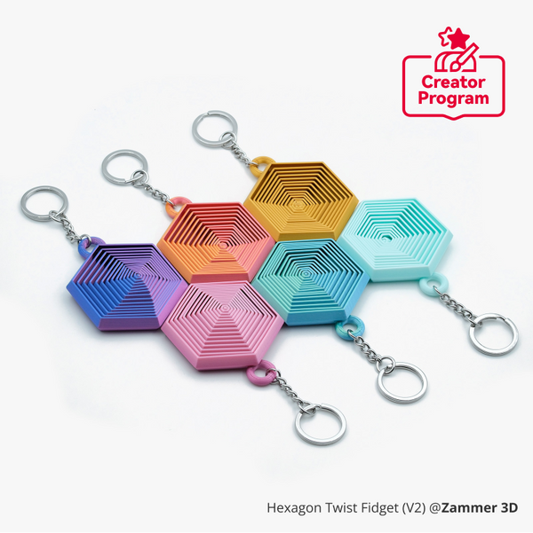 Hexagon Twist Fidget (V2)