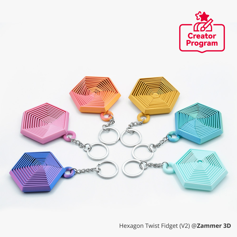 Hexagon Twist Fidget (V2)