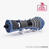 3d Printable Turbojet Engine