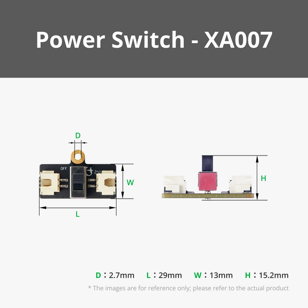 Power Switch Module with 2Pin XH2.54 Connector (1PCS)