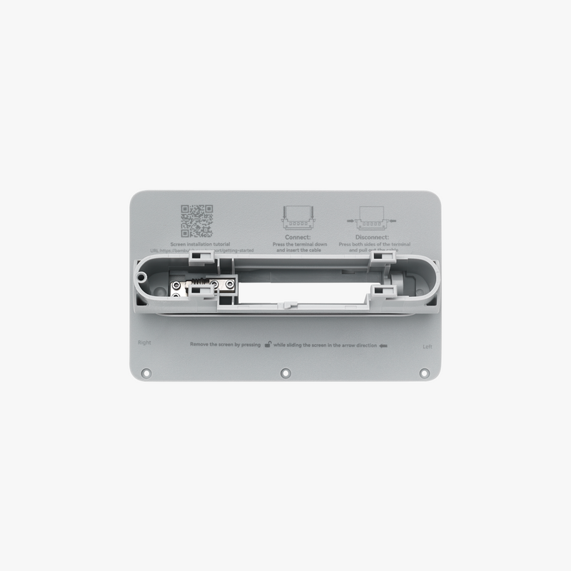 Display Rear Housing with Hinge - X1 Series