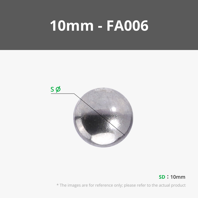 Sfere in acciaio inossidabile (10 PZ) - FA001