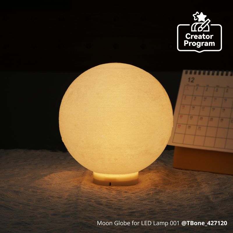 Moon Globe for LED Lamp Kit