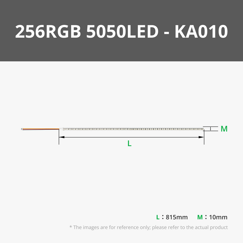 LED light strip 256RGB 5050LED 815MM