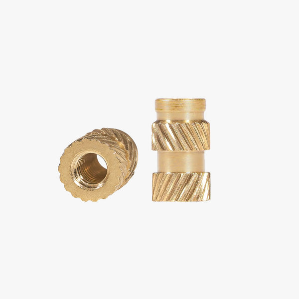 Round Threaded Brass Heat-Insert Nut