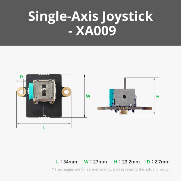 Single-Axis Joystick Module with 3Pin SH1.0 Connector (1PCS)