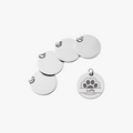 Round Stainless Steel Tag (5pcs)