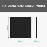 Pebbled PU Leatherette Fabric (5pcs)