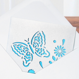 Pearlescent White Greeting Card Set (2pcs)