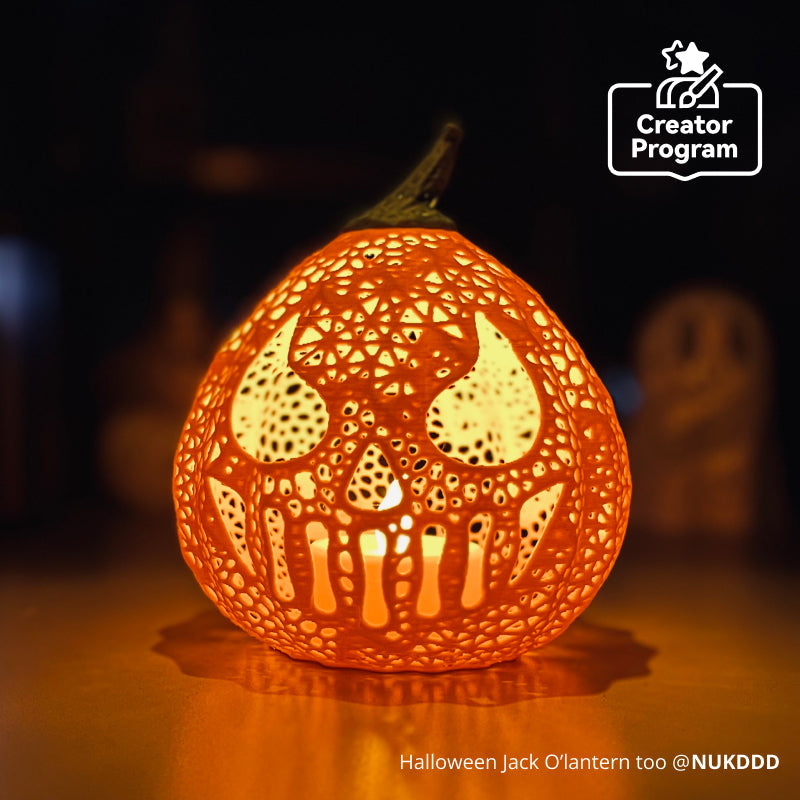 Halloween Skull Tear Pumpkin Lantern